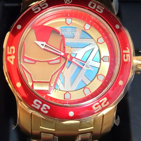 Limited Edition Marvel Ironman Invicta Watch 48mm - Picture 3 of 16